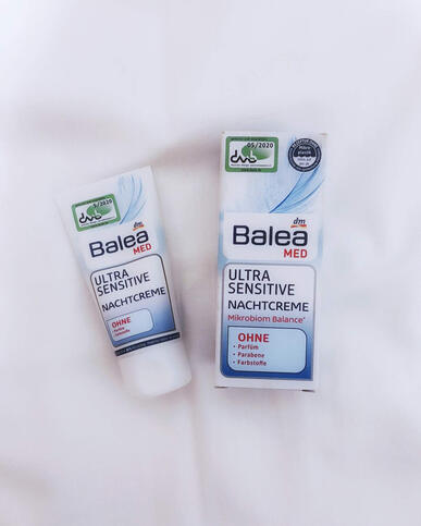 Aftercup Skin • Balea Med ultra sensitive éjszakai krém • 1p